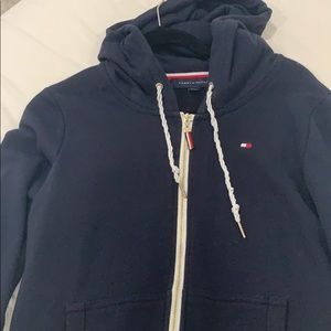 zip up Tommy Hilfiger blue jacket